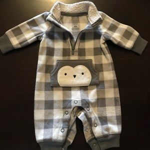 Checkered one piece outfit